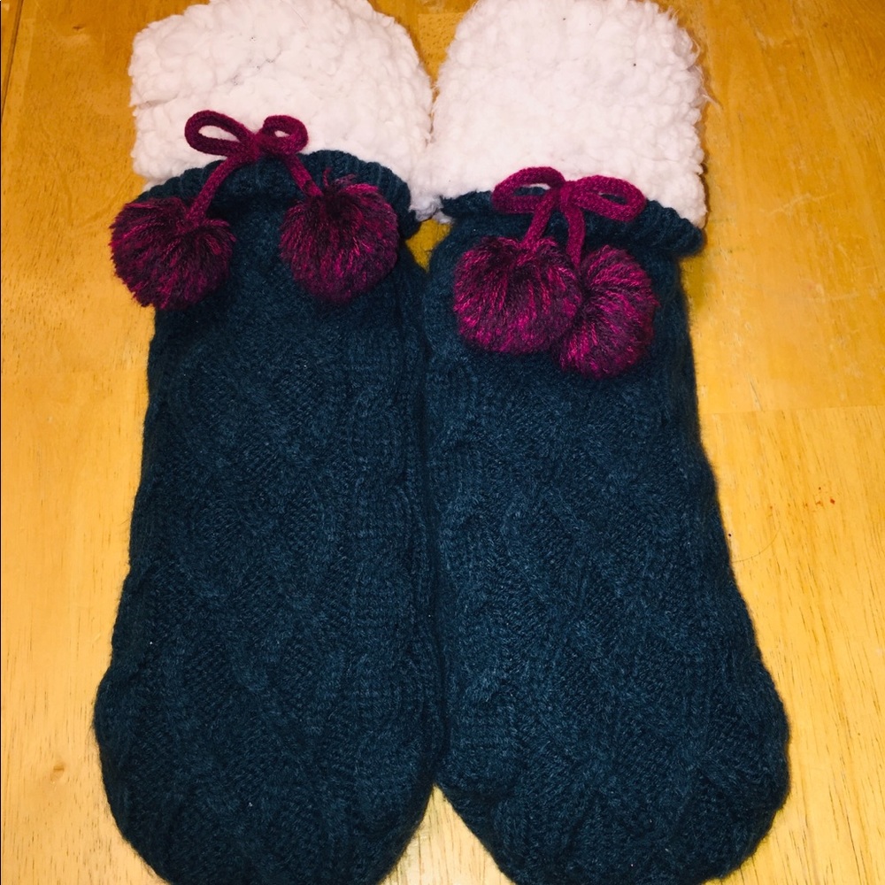Pudus Adult Sherpa Slipper Socks